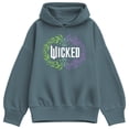 thumbnail image 1 of Wicked - Floral Wicked Logo Oversized Fleece Hoodie Sweatshirt, 1 of 3