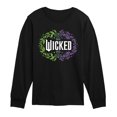 thumbnail image 1 of Wicked - Floral Wicked Logo - Youth Boys Long Sleeve Graphic T-Shirt, 1 of 4