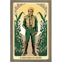 Wicked: For Good (2025) - A Man Made Of Straw Wall Poster, 14.725" x 22.375" Framed