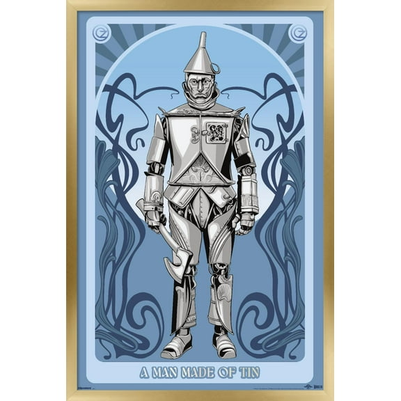Wicked: For Good (2025) - A Man Made Of Tin Wall Poster, 22.375" x 34" Framed