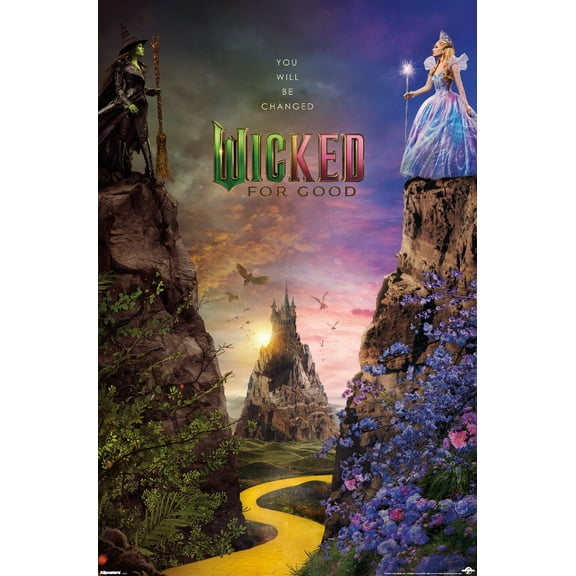 Wicked: For Good (2025) - Cliff One Sheet Wall Poster, 22.375" x 34"