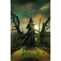 Wicked: For Good (2025) - Elphaba Thropp "W" Diptych One Sheet Wall Poster, 22.375" x 34"