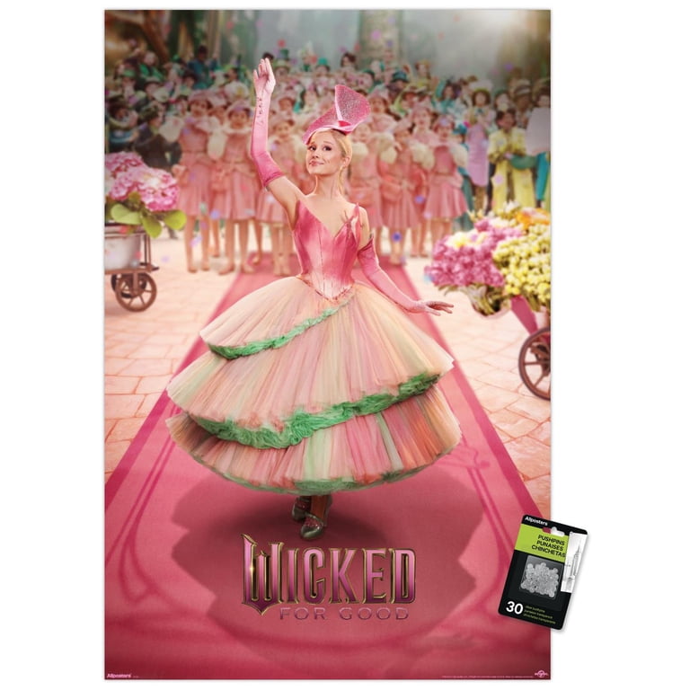 Wicked: For Good (2025) - Glinda Swirl Skirt One Sheet Wall Poster
