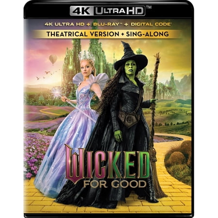 Wicked: For Good (4K Ultra HD + Blu-ray + Digital Copy) Universal, Musical
