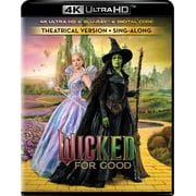 Wicked For Good 4K Ultra HD + Blu-ray + Digital Copy Universal, Musical