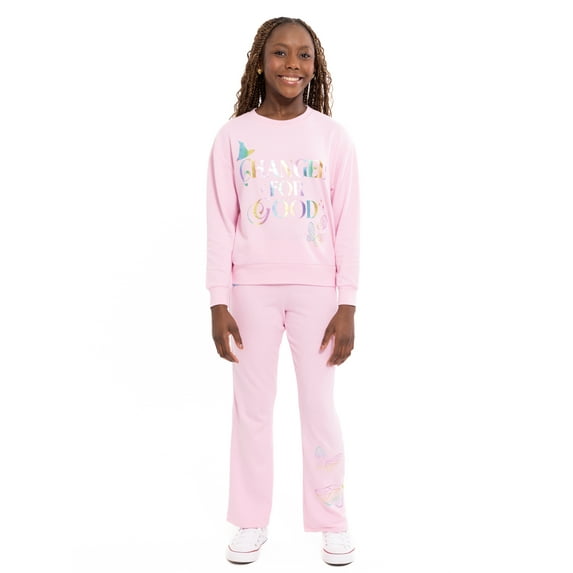 Wicked: For Good Girls Graphic Flare Sweatpants, Sizes 4-16