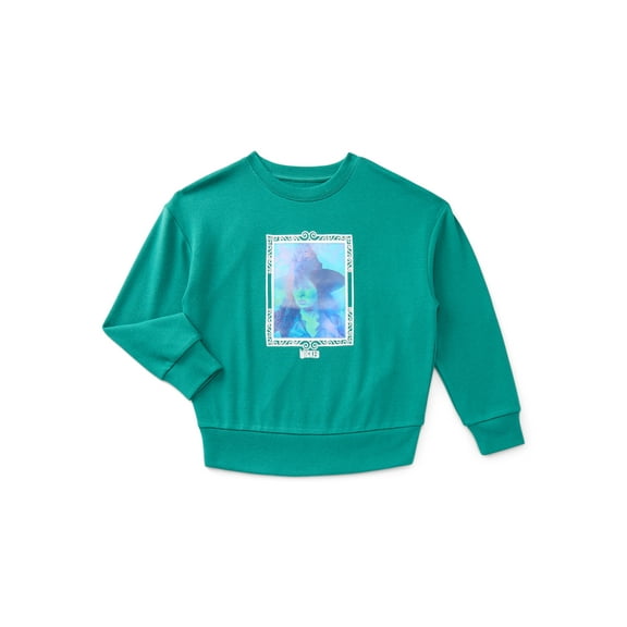 Wicked: For Good Girls Lenticular Graphic Sweatshirt, Sizes 4-16