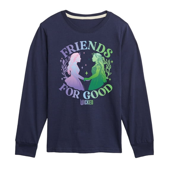 Wicked - Friends For Good Wicked - Youth Long Sleeve Graphic T-Shirt