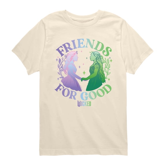 Wicked - Friends For Good - Youth Boys Short Sleeve Graphic T-Shirt