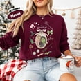 thumbnail image 1 of Wicked Friendship Printed Sweatshirt | Maroon Changed for Good Pastel Pullover, 1 of 4