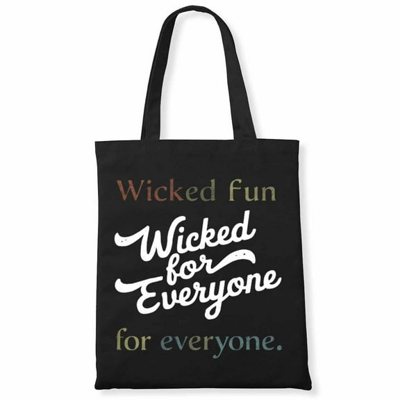 Wicked Fun for Everyone. Halloween Costume Teachers Canvas Bag 1Pc