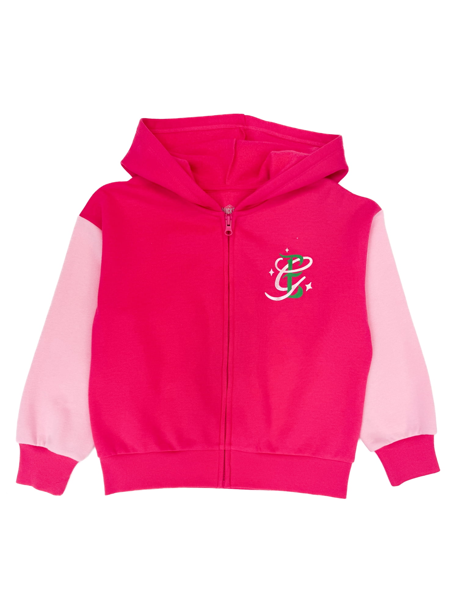 Wicked Girl's Full Zip Graphic Hooded Sweatshirt, Sizes 4-16