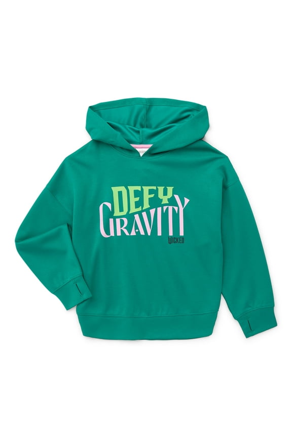 Wicked Girl's Long Sleeve Graphic Hoodie, Sizes 4-12
