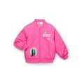 thumbnail image 1 of Wicked Girl's Ruched Bomber Jacket, Pink, Sizes 4-20, 1 of 3