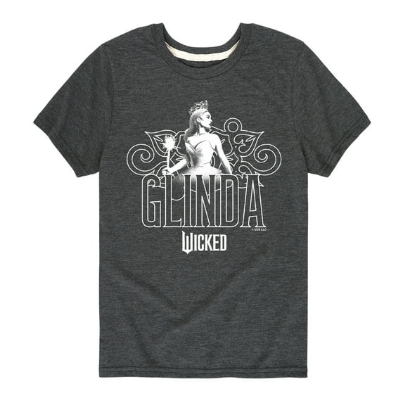 Wicked - Glinda Decorative - Boys Toddler and Youth Short Sleeve Graphic Tee