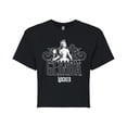 thumbnail image 1 of Wicked - Glinda Decorative - Juniors Cropped Graphic T-Shirt, 1 of 5