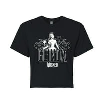Wicked - Glinda Decorative - Juniors Cropped Graphic T-Shirt