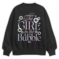 thumbnail image 1 of Wicked - Glinda Girl In The Bubble - Ladies Oversized Fleece Crew Sweatshirt, 1 of 4