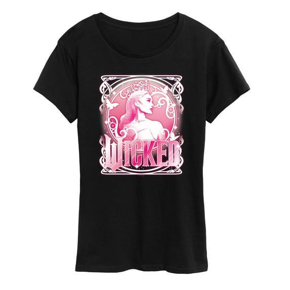 Wicked - Glinda Logo Close Up - Women's Short Sleeve Graphic T-Shirt