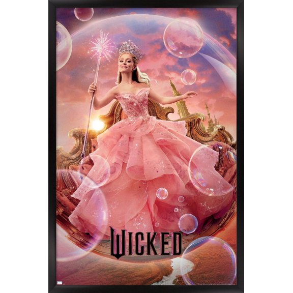 Wicked - Glinda One Sheet Wall Poster, 22.375" x 34" Framed