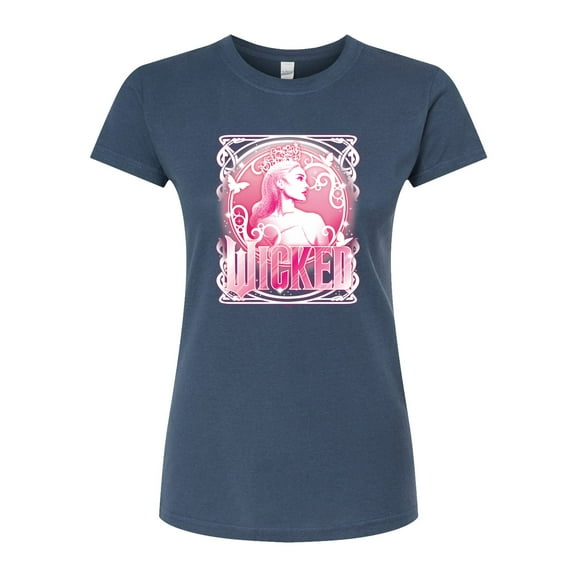 Wicked - Glinda Portrait - Juniors Fitted Graphic T-Shirt