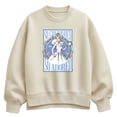 thumbnail image 1 of Wicked - Glinda Poster - Ladies Oversized Fleece Crew Sweatshirt, 1 of 3