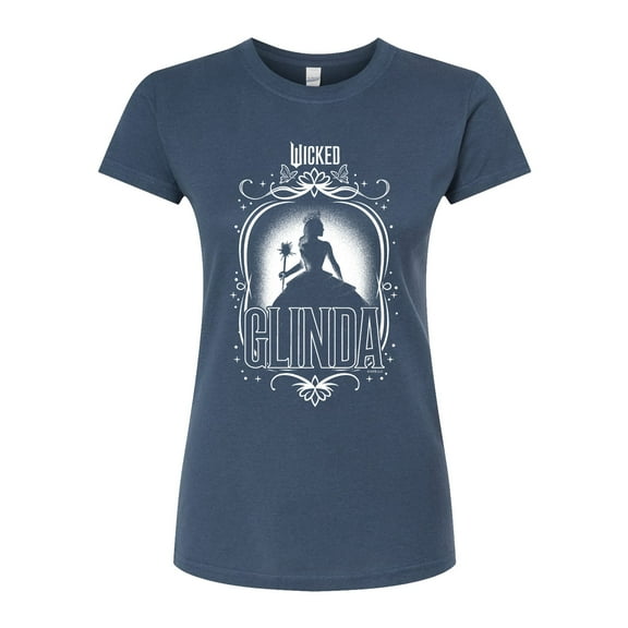 Wicked - Glinda Silhouette - Juniors Fitted Graphic T-Shirt