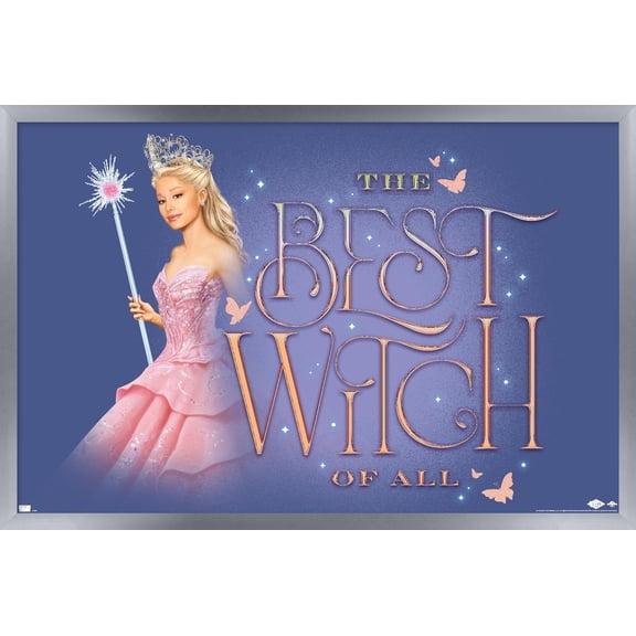 Wicked - Glinda Upland: The Best Witch Wall Poster, 22.375" x 34" Framed