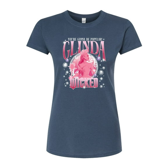 Wicked - Glinda You're Gonna Be Popular - Juniors Fitted Graphic T-Shirt