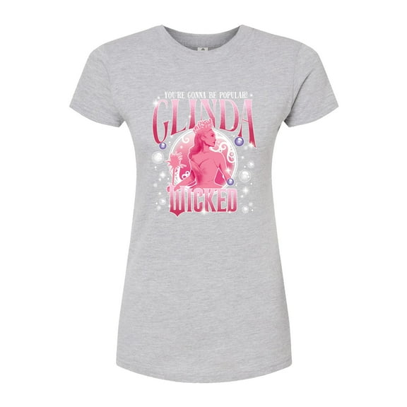 Wicked - Glinda You're Gonna Be Popular - Juniors Fitted Graphic T-Shirt