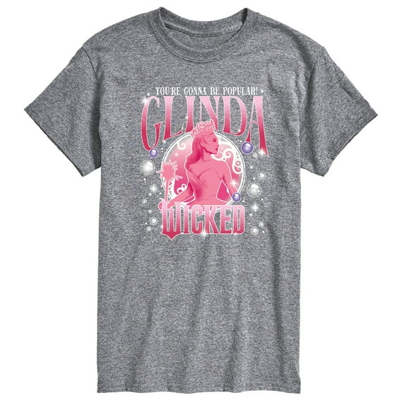 Wicked - Glinda You're Gonna Be Popular - Men's Short Sleeve Graphic T-Shirt