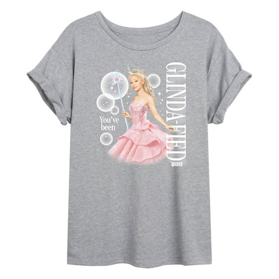 Wicked - Glinda You've Been Glindafied - Women's Oversized Graphic T-Shirt