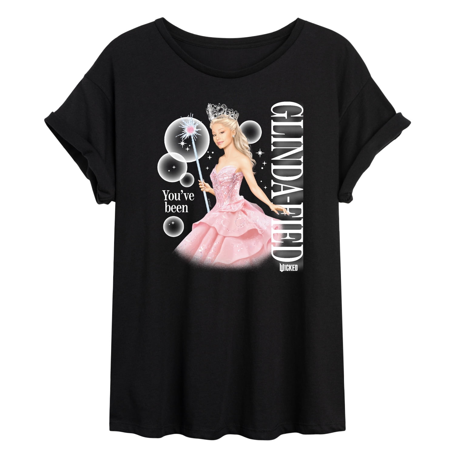 Wicked Glinda You've Been Glindafied Women's Oversized Graphic T