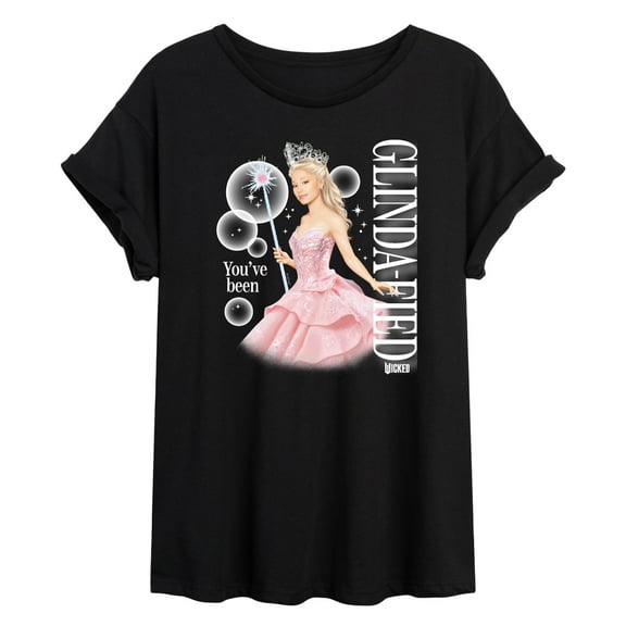 Wicked - Glinda You've Been Glindafied - Women's Oversized Graphic T-Shirt