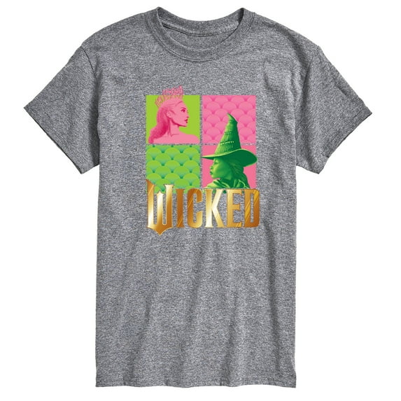 Wicked - Glinda and Elphaba Logo - Men's Short Sleeve Graphic T-Shirt