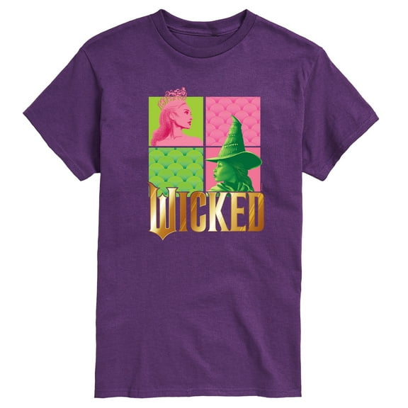Wicked - Glinda and Elphaba Logo - Men's Short Sleeve Graphic T-Shirt