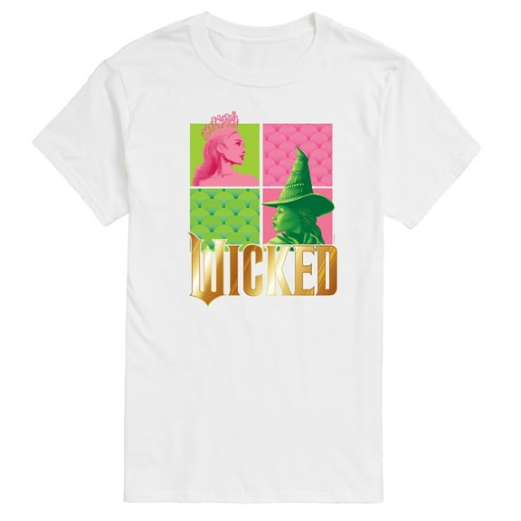 Wicked - Glinda and Elphaba Logo - Men's Short Sleeve Graphic T-Shirt