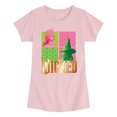 thumbnail image 1 of Wicked - Glinda and Elphaba Logo - Youth Girls Fitted Short Sleeve T-Shirt, 1 of 4