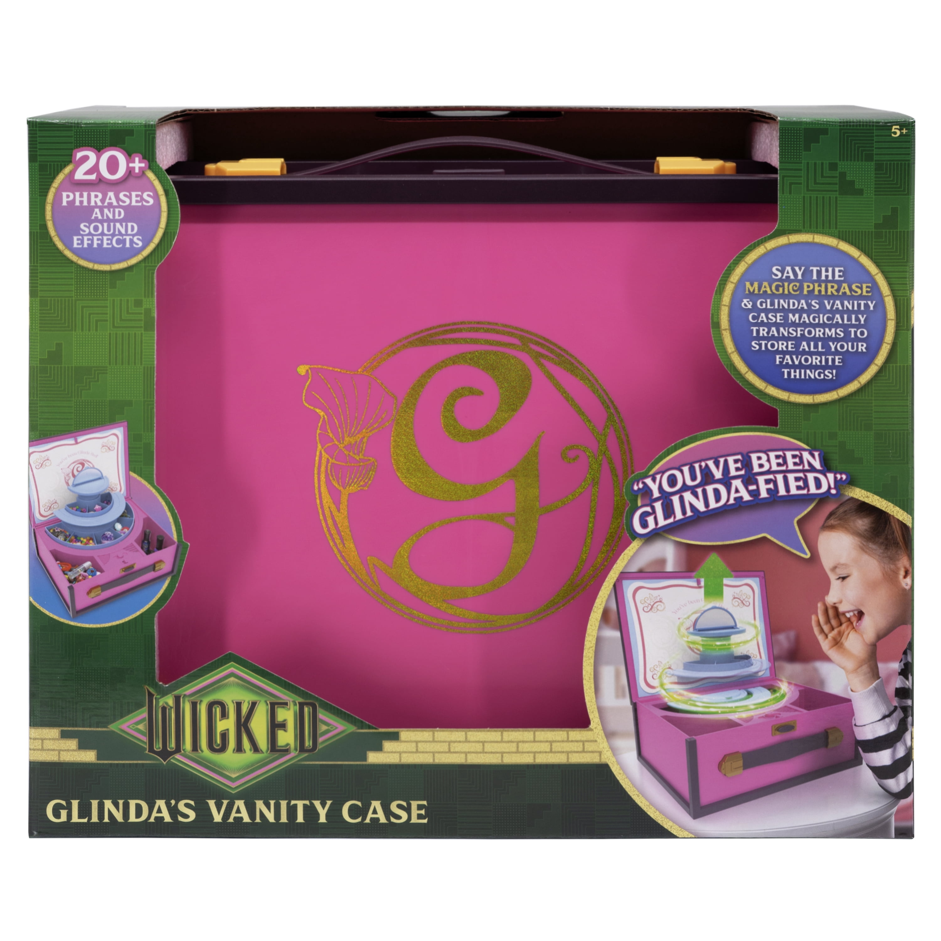 Wicked Glinda's Vanity Case, Plastic, Toys for Children Ages 3 and