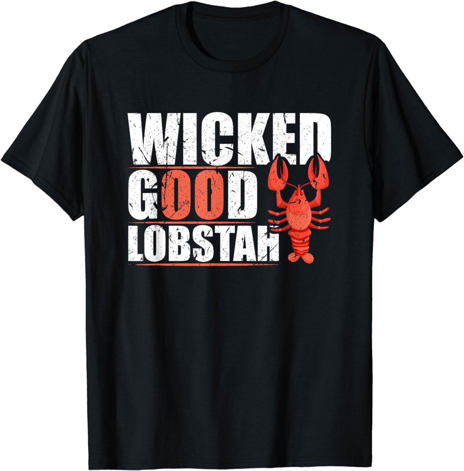Wicked Good Lobstah Maine Lobster Native Slang T Shirt Wicked Good Lobstah Maine Lobster Native Slang T Shirt