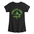 thumbnail image 1 of Wicked - Green Girl Power - Youth Girls Short Sleeve T-Shirt, 1 of 4
