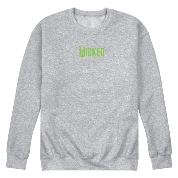 Wicked - Green Logo - Men's Crew Fleece Sweatshirt