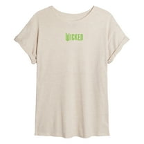 Wicked - Green Logo - Women's Oversized Graphic T-Shirt