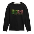 thumbnail image 1 of Wicked - Green To Pink Logo - Youth Long Sleeve Graphic T-Shirt, 1 of 4