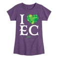 thumbnail image 1 of Wicked - I Heart Emerald City - Girls Toddler and Youth Fitted Short Sleeve Graphic Tee, 1 of 5