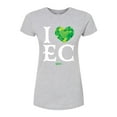 thumbnail image 1 of Wicked - I Heart Emerald City - Juniors Fitted Graphic T-Shirt, 1 of 5