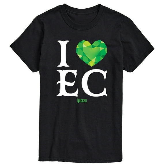 Wicked - I Heart Emerald City - Men's Short Sleeve Graphic T-Shirt