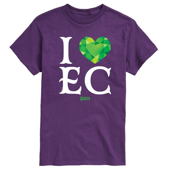 Wicked - I Heart Emerald City - Men's Short Sleeve Graphic T-Shirt