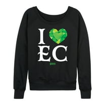 Wicked - I Heart Emerald City - Women's French Terry Pullover Sweatshirt