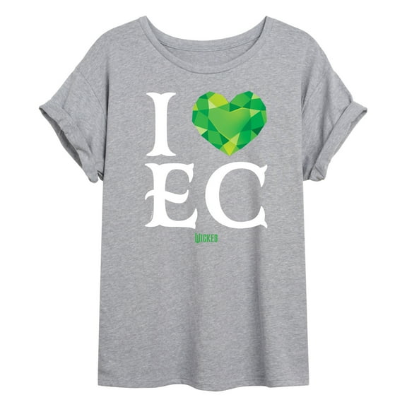 Wicked - I Heart Emerald City - Women's Oversized Graphic T-Shirt